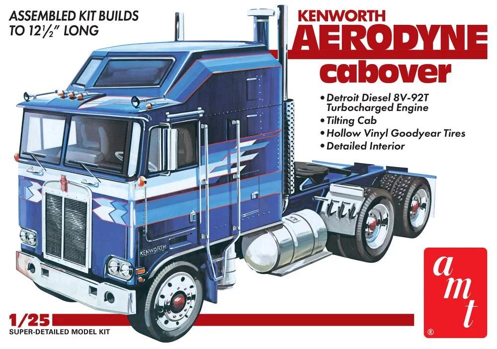 AMT 1/25 Kenworth Aerodyne Cabover Model Kit — box art