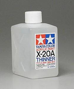 Tamiya X-20A Thinner 250ml 6 10 00