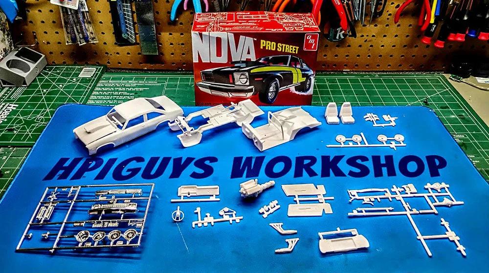 AMT 1/25 1976 Chevy Nova Pro Street Model Kit — official product photo 3