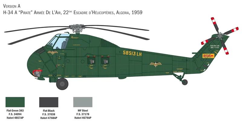 Italeri 1/48 H-34 Pirate Ud US Marines Model Kit — official product photo 4