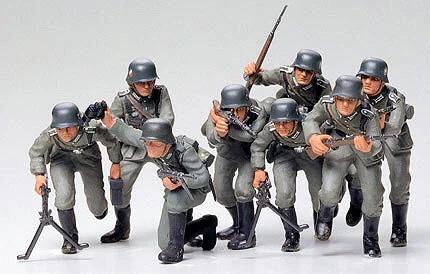 Tamiya 1/35 German Assault Troops Model Kit — box art
