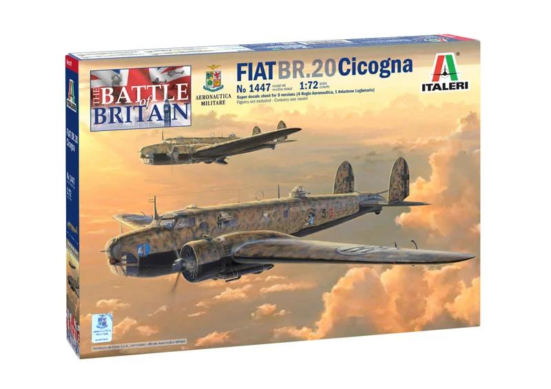 Italeri Fiat Br 20cicognabattle Britain 72 Model Kit — official product photo 2