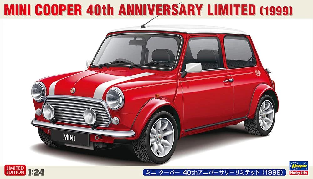 Hasegawa 1/24 1999 Mini Cooper 40th Anniversary Model Kit — official product photo 1