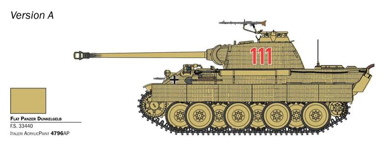 Italeri 1/56 Panther Model Kit — official product photo 4