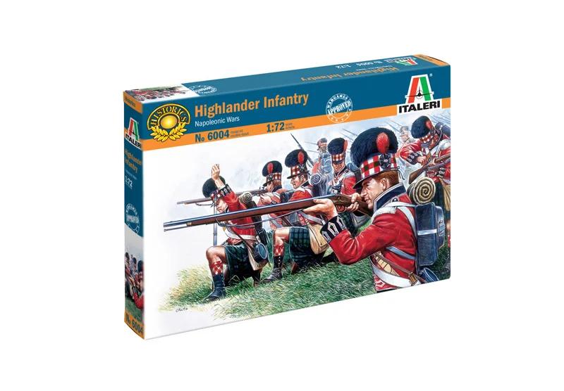 Italeri 1/72 Highlander Infantry Model Kit — official product photo 2