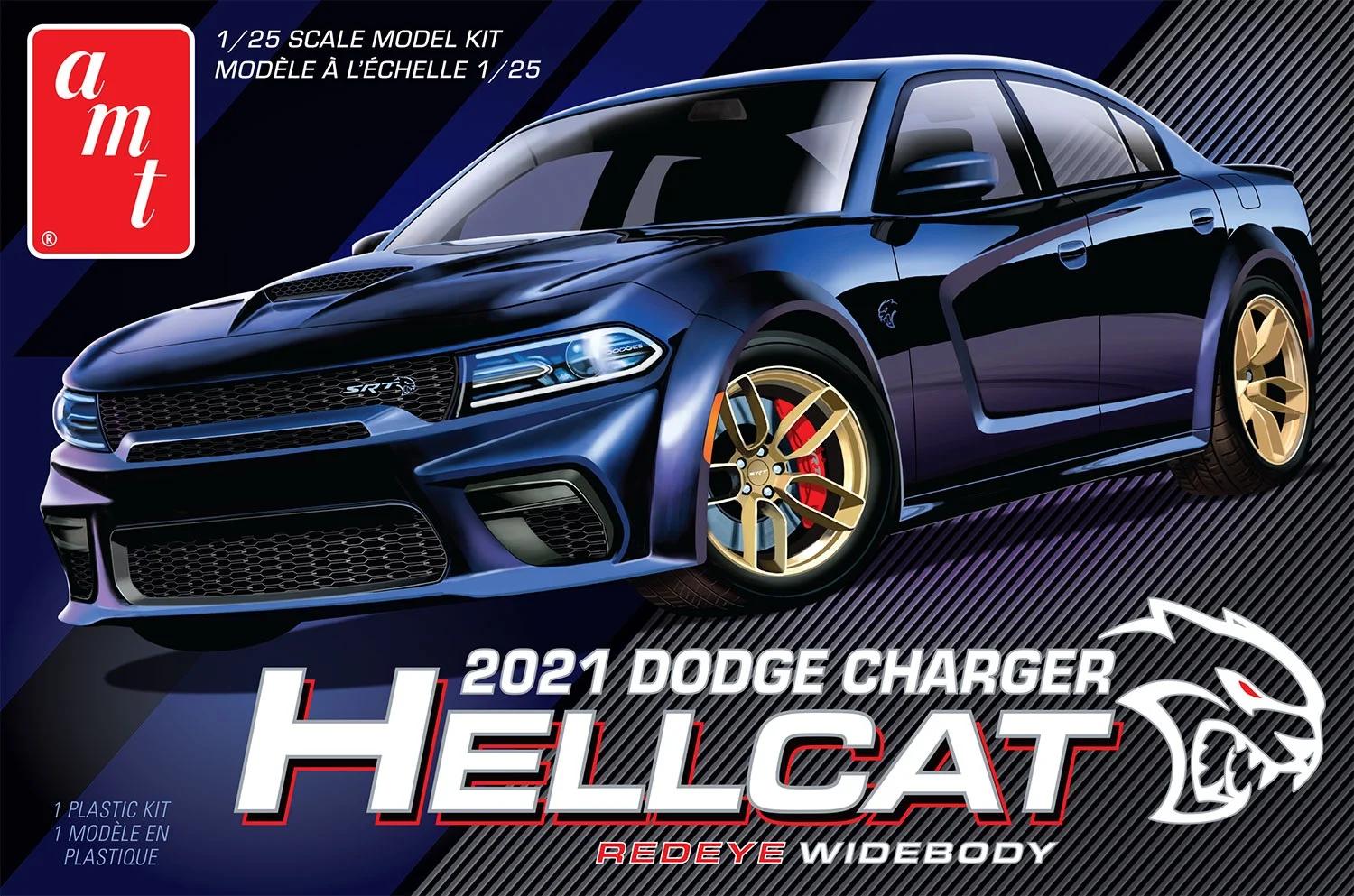 AMT 1/25 Charger Hellcat Redeye Widebody Model Kit — box art