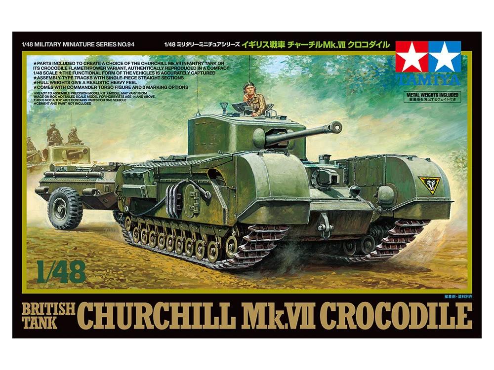 Tamiya Brit Churchill MK Vii Croc 48 Model Kit — official product photo 2