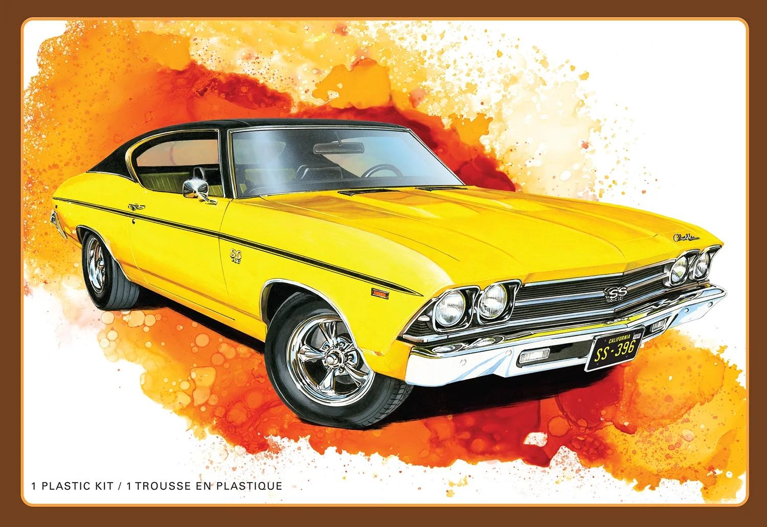 AMT 1/25 1969 Chevrolet Chevelle Ss 396 Model Kit — box art
