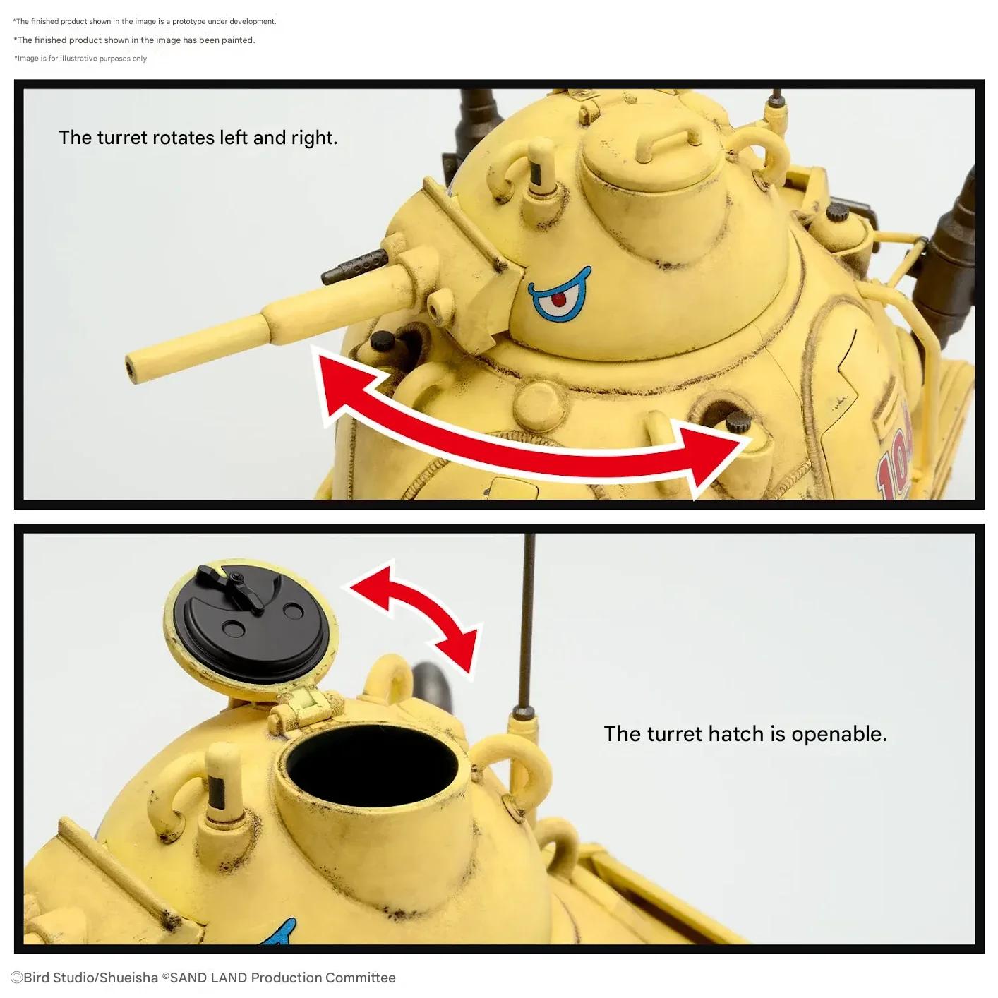 Bandai 1/35 Sand Land Royal Army Tank Corps No. 104 Model Kit — product photo 10