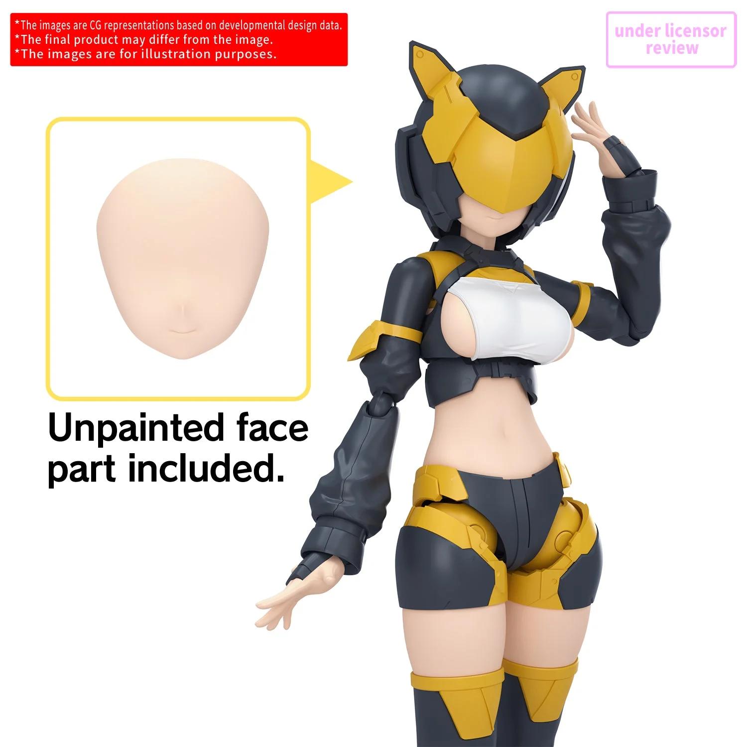 Bandai 1/144 30MS Option Parts Set 28 Action Wear Model Kit — official product photo 2