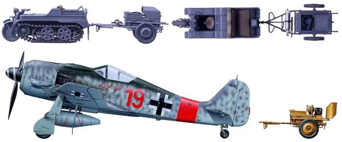 Tamiya 1/48 Kettenkrad W Power Supply Model Kit — official product photo 1