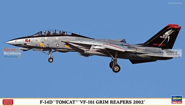 Hasegawa 1/72 F-14D Vf-101 Model Kit — box art