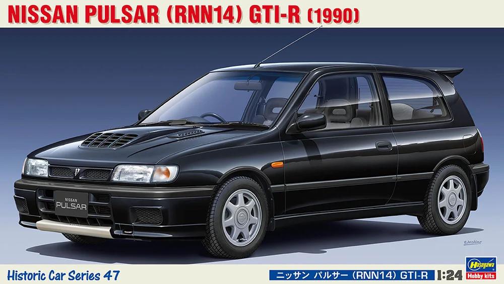Hasegawa 1/24 GTI-R Nissan Pulsar Hatchback Model Kit — box art