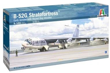 Italeri 1/72 B-52G Early W Hound Dog Missles Model Kit — box art