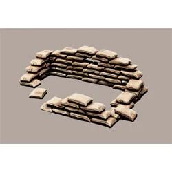 Italeri 1/35 Sandbags Model Kit — box art