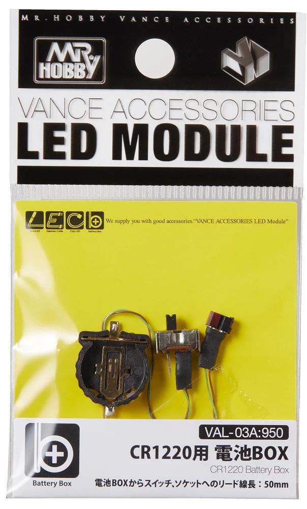 Mr. Hobby VAL03A LED Module - CR1220 Battery Box — product photo