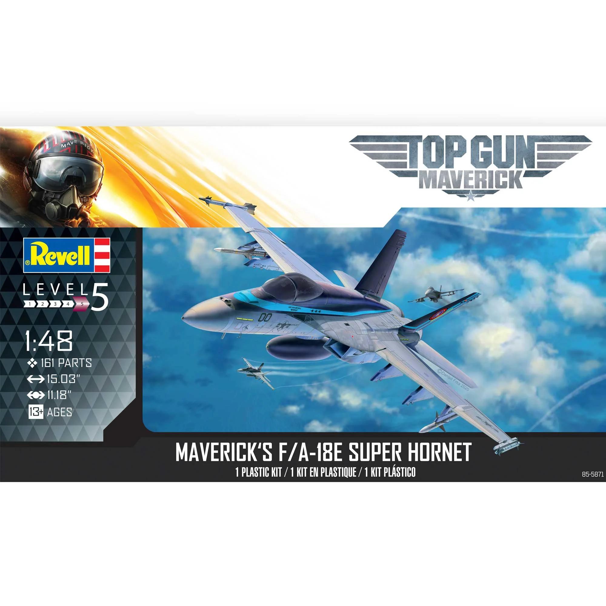 Revell 1/48 A-18E Mavericks F Hornet Top Gun Model Kit — official product photo 2