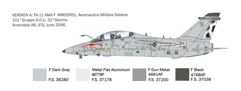 Italeri 1/72 AMX-T Twin Seater Model Kit — official product photo 3