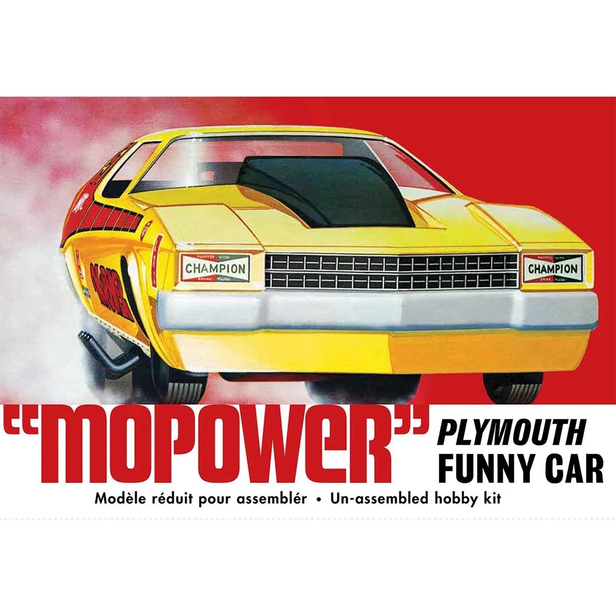 AMT 1/25 Mopower Plymouth Funnycar Model Kit — box art