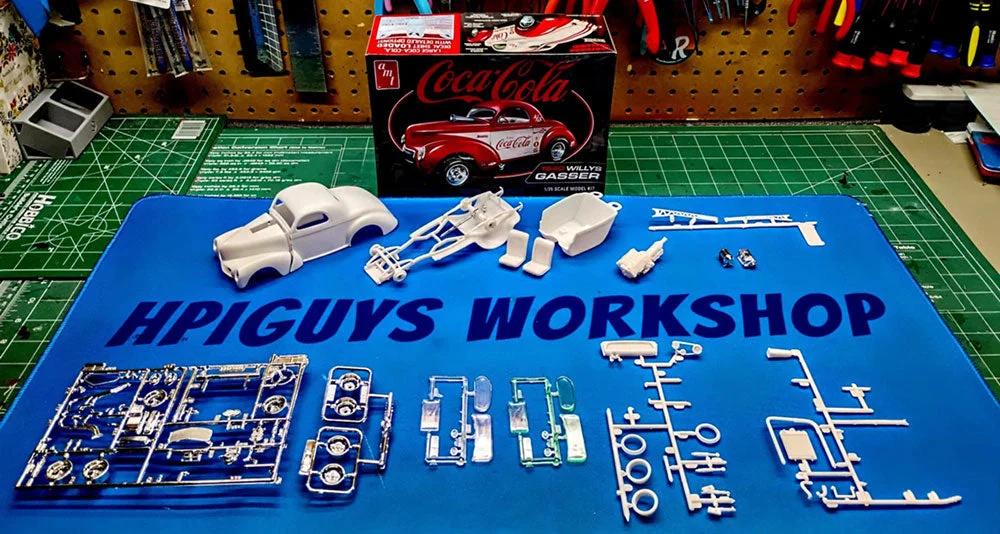 AMT 1/25 40willys Coupe Coke Race Team Model Kit — official product photo 3