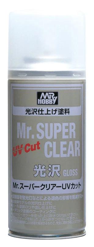 Mr. Hobby Mr. Super Clear UV Cut Gloss Spray (B522) 170 ml — official product photo 1
