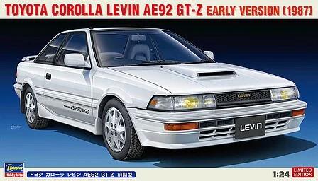 Hasegawa 1/24 GT-Z Toyota Corolla Levin Ae92 Model Kit — box art