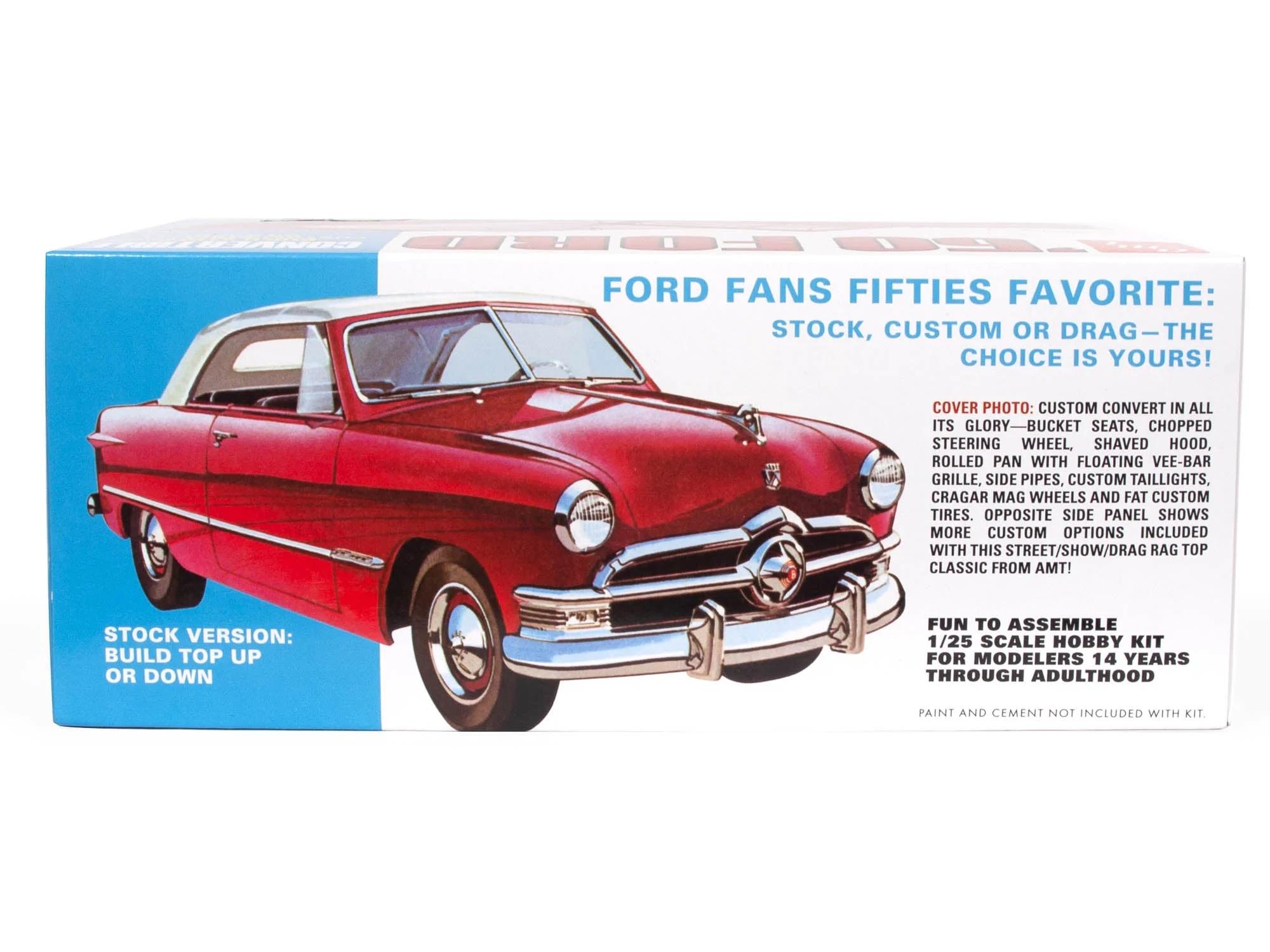 AMT 1/25 50 Ford Convertible Street Rod Model Kit — official product photo 3