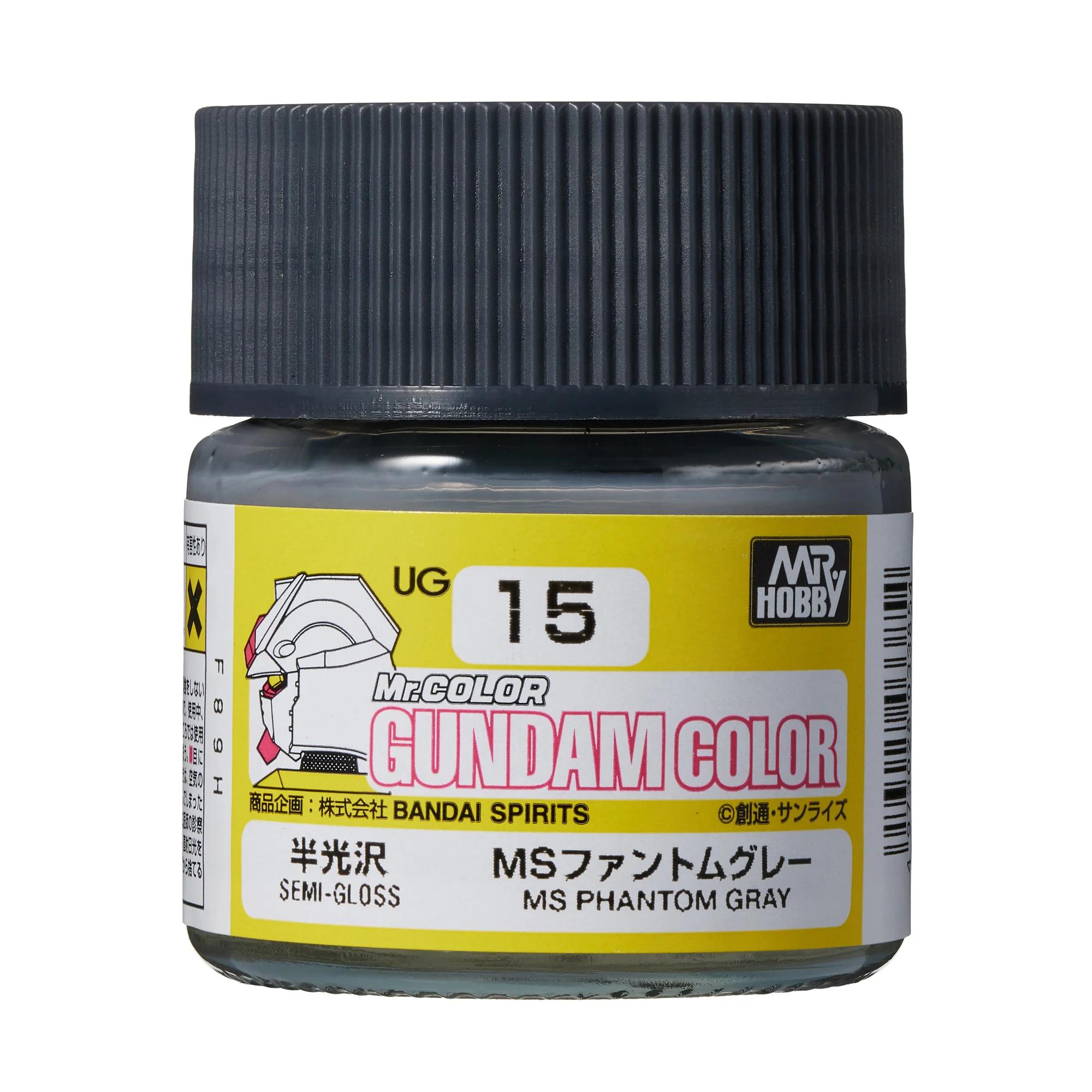 Mr. Hobby Gundam Color UG15 MS Phantom Gray 10ml (Semi-Gloss) — product photo