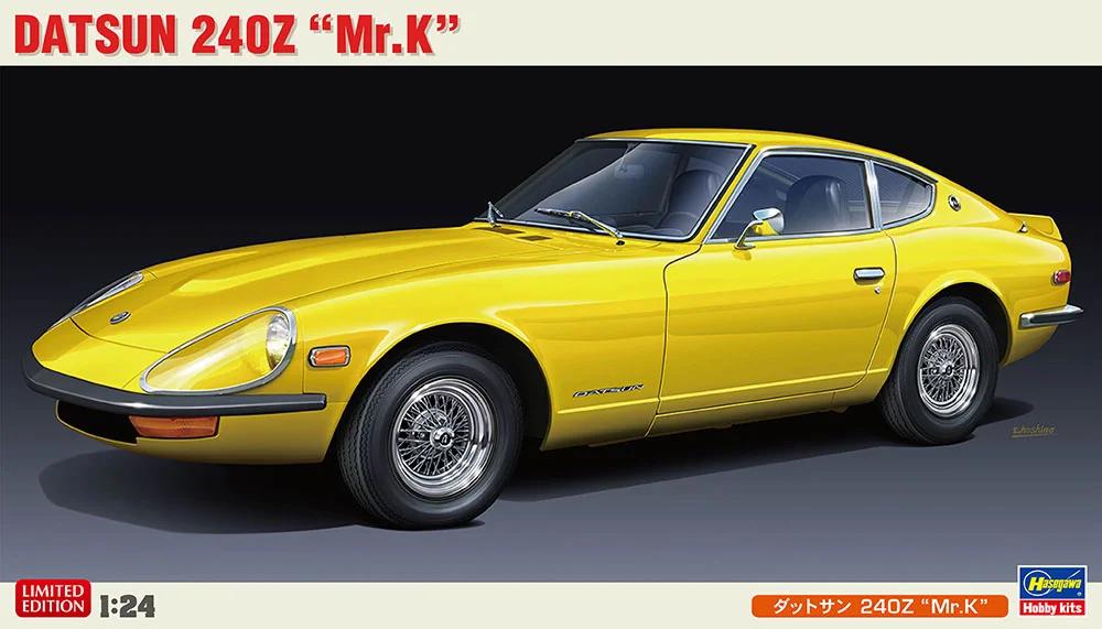 Hasegawa 1/24 Datsun 240z Mr K Model Kit — official product photo 1