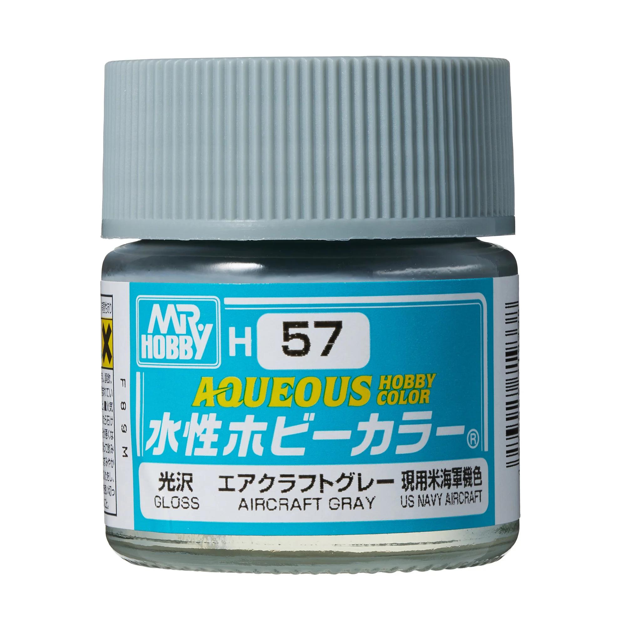Mr. Hobby Aqueous Hobby Color Aircraft Gray (H57) 10 ml — official product photo 1