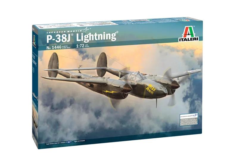 Italeri 1/72 P-38J Lockheed Lightning Model Kit — official product photo 1