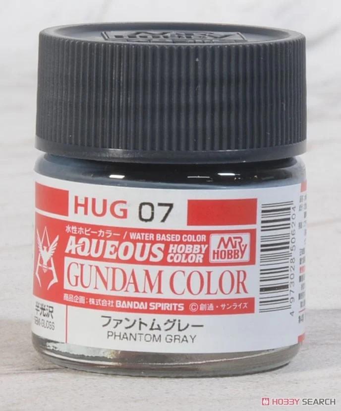 Mr. Hobby HUG07 Aqueous Gundam Color Phantom Gray 10ml — product photo