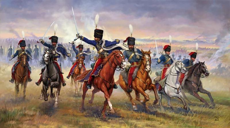 Italeri British 11th Hussars Soldrs 72 Model Kit — box art