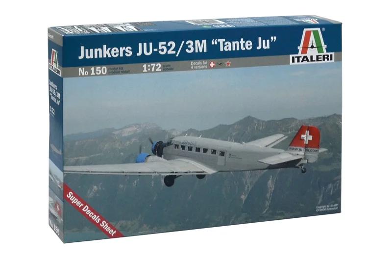 Italeri 1/72 JU-52 Lufthansa Civilian Model Kit — official product photo 2