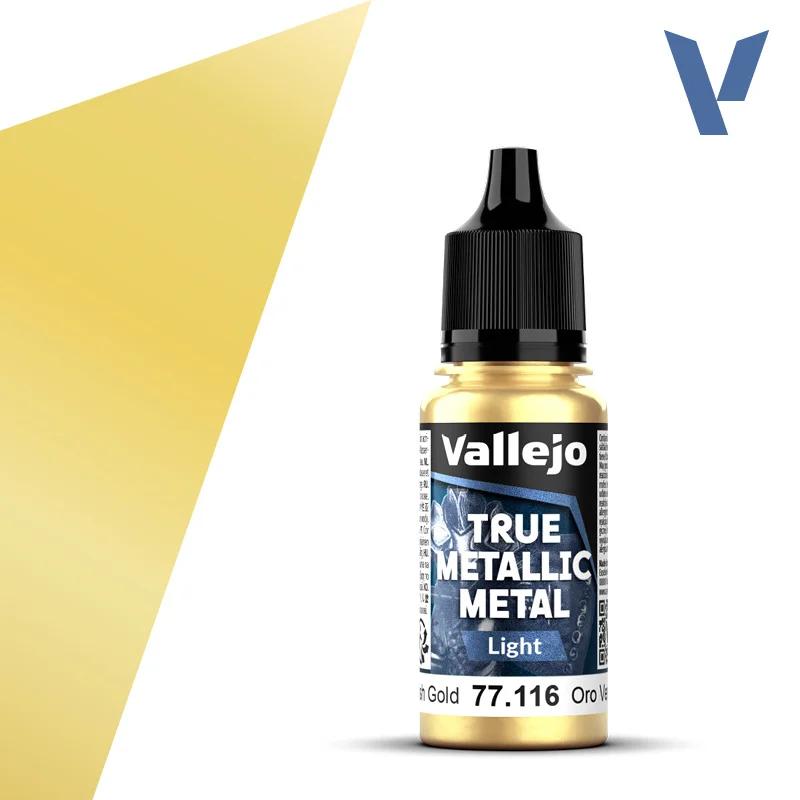 Vallejo True Metallic Greenish Goldlight6pk — product photo