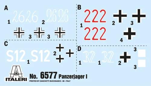 Italeri 1/35 Panzerjager I Model Kit — official product photo 2