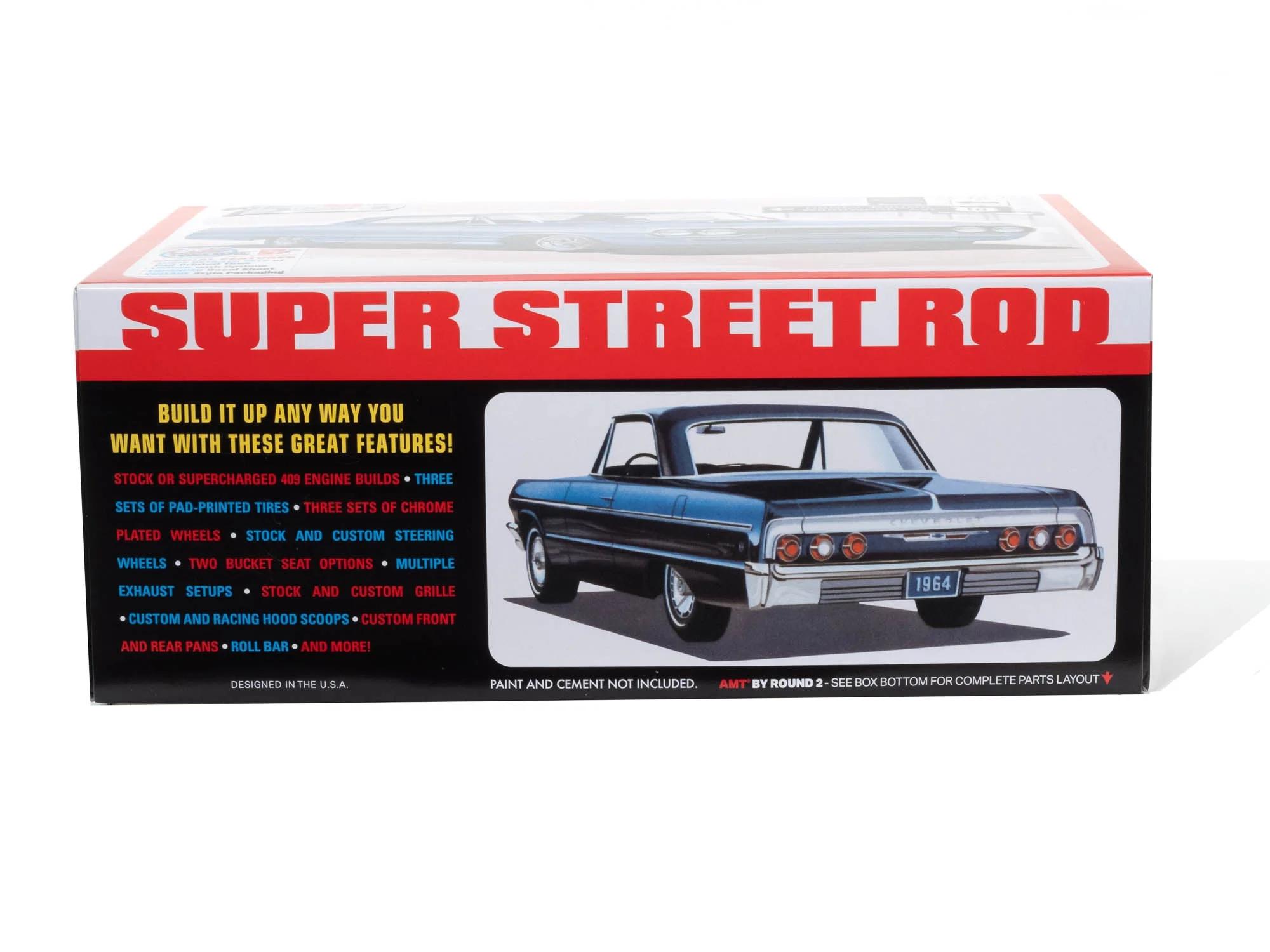 AMT 64 Chevrolet Impala Super Street Rod 1 Model Kit — official product photo 3