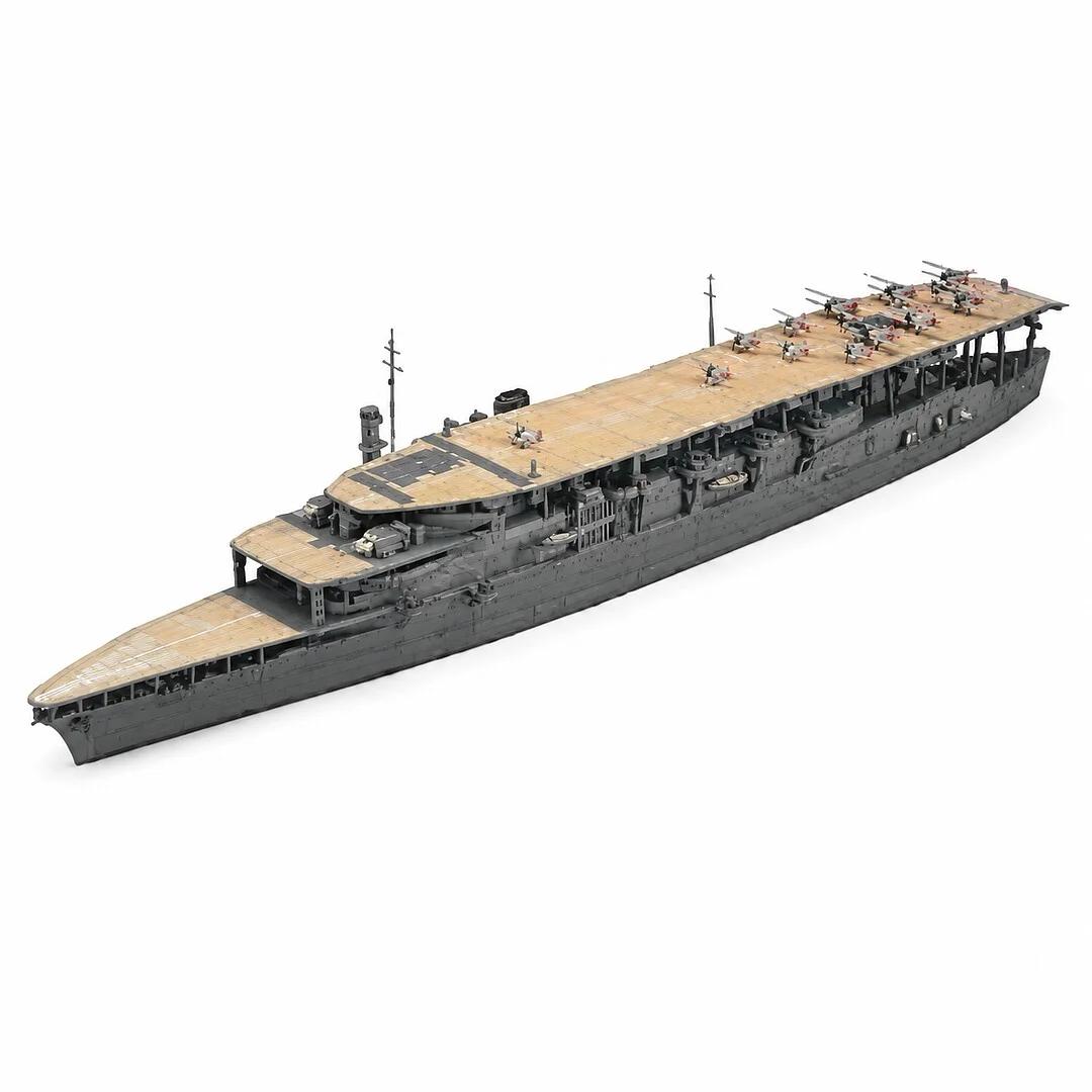 Hasegawa 1/700 Akagi Three Flight Deck Carrier Model Kit — official product photo 1