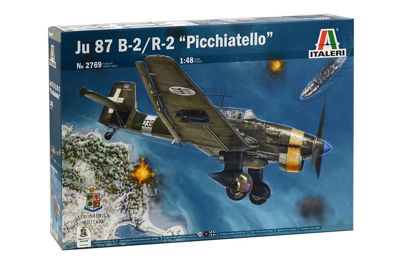 Italeri Ju87b2 R2 Picchiatello Bmbr 48 Model Kit — official product photo 1