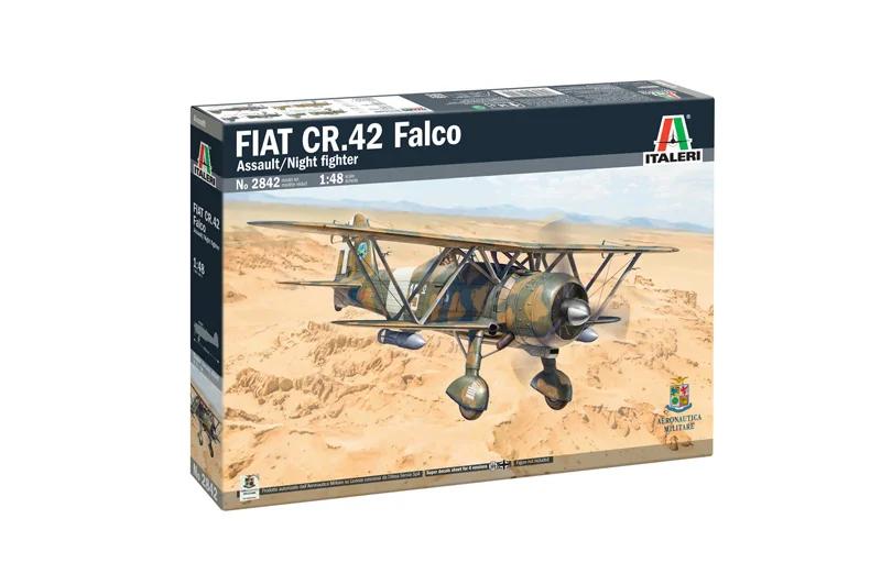 Italeri 1/48 Fiat Cr 42 Falco Assault Nf Model Kit — official product photo 2