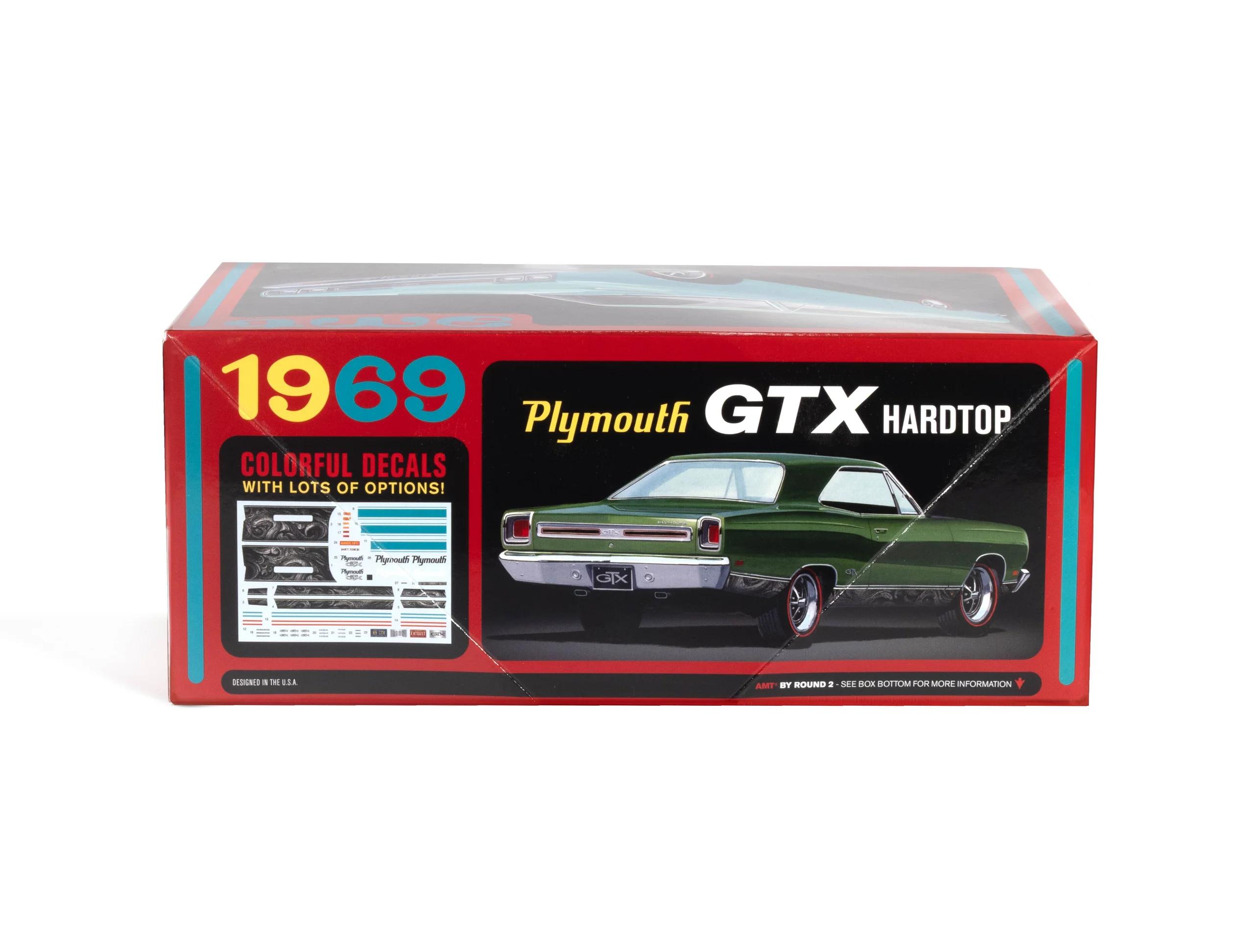 AMT 1/25 69 Plymouth Gtx Hardtop Model Kit — official product photo 4