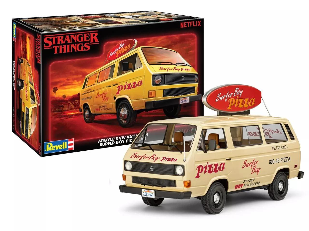 Revell 1/25 Vw Pizza Vanstranger Things Model Kit — official product photo 1
