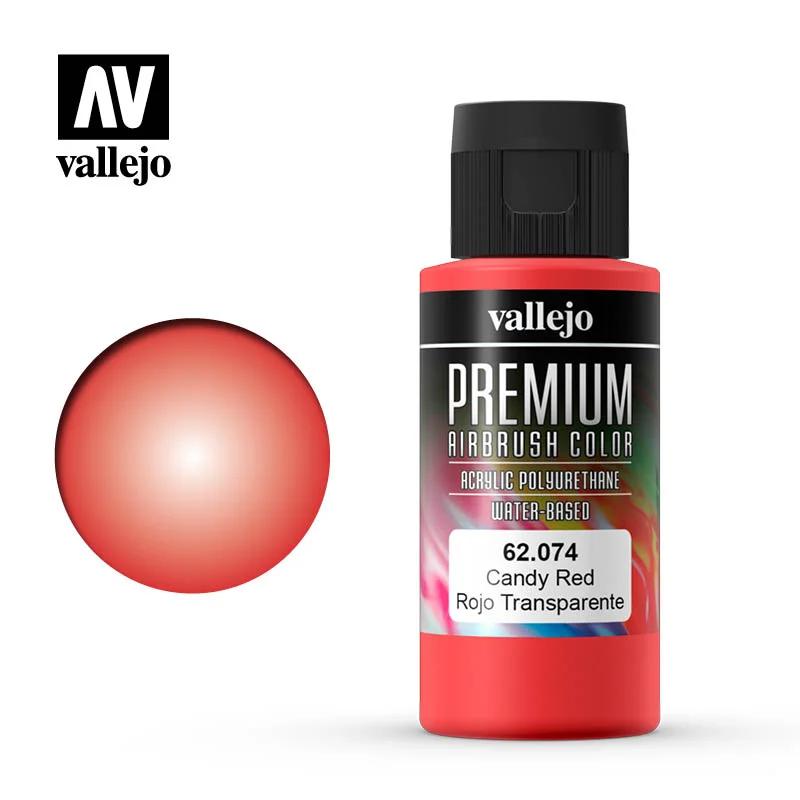Vallejo Premium Color Candy Red 60ml 1pc — product photo