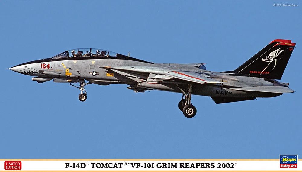 Hasegawa 1/72 F-14D Vf-101 Model Kit — official product photo 1