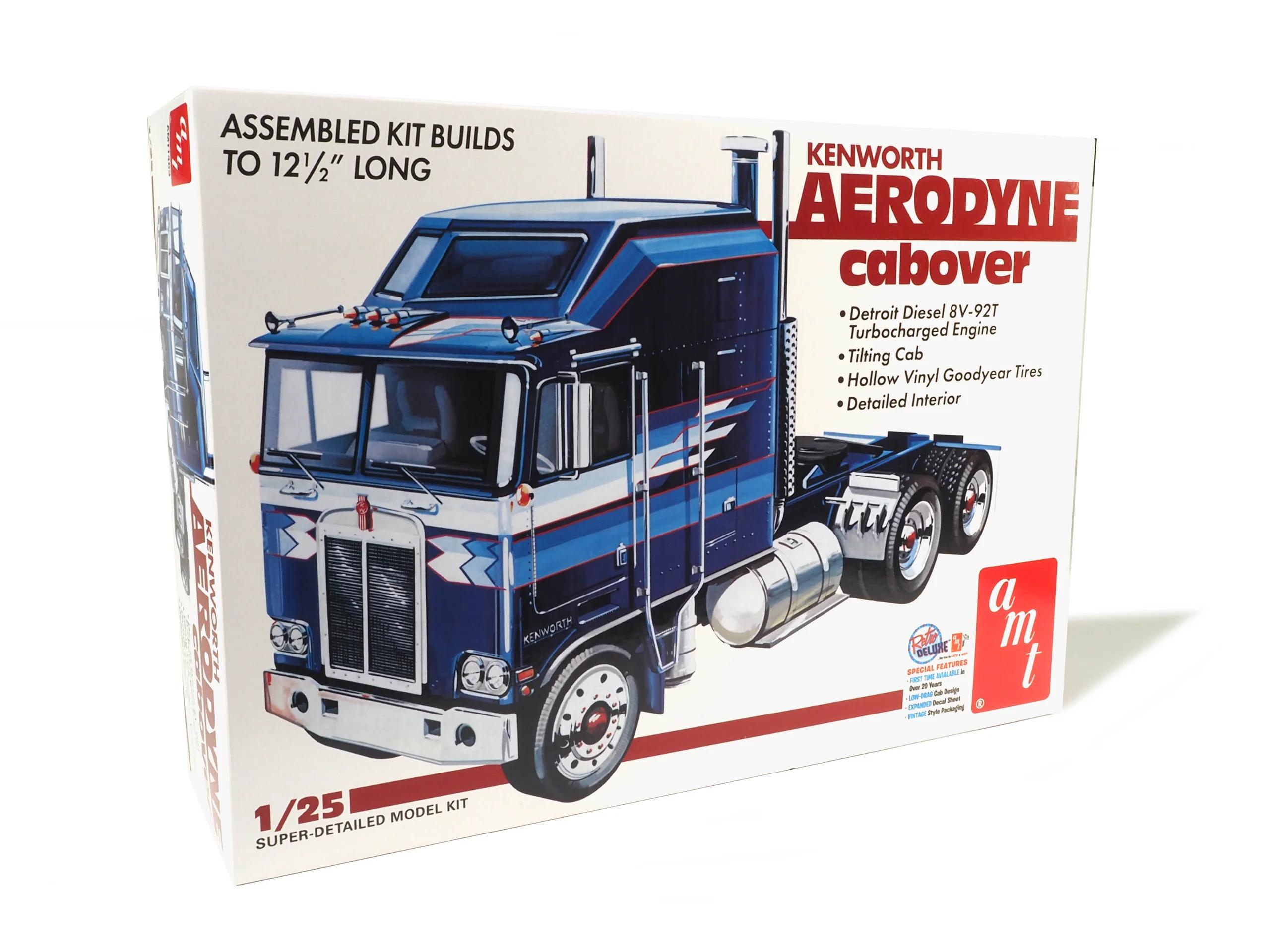 AMT 1/25 Kenworth Aerodyne Cabover Model Kit — official product photo 1