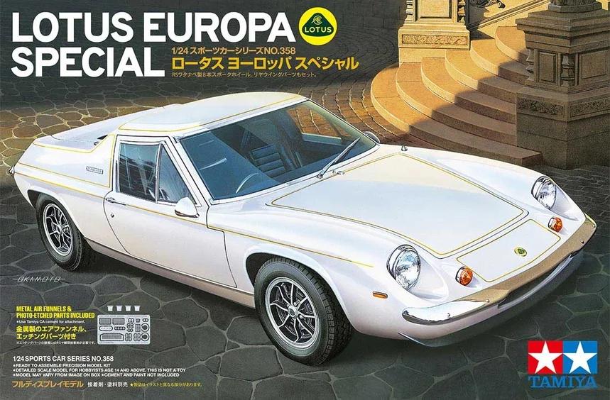 Tamiya 1/24 Lotus Europa Special Model Kit — box art