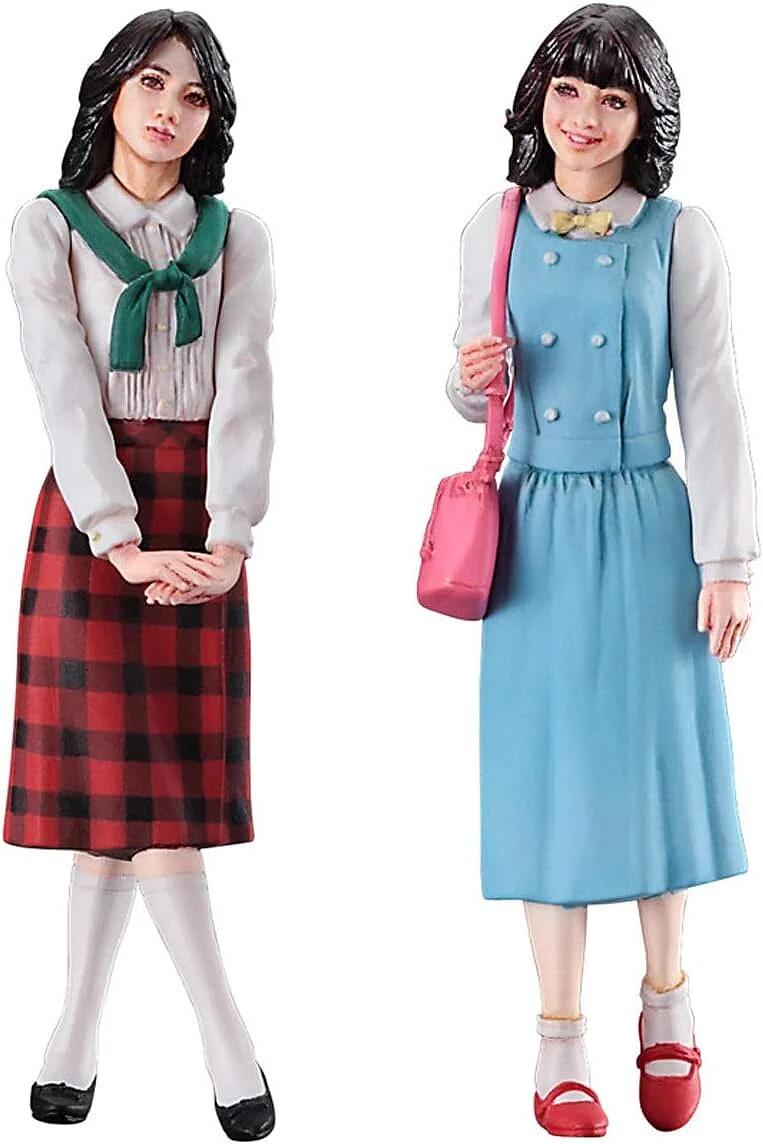Hasegawa 1/24 80s Girls 2 Figures Model Kit — official product photo 1