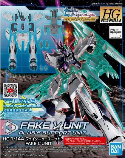 Bandai 1/144 HG Fake Nu Unit Build Divers Model Kit — box art