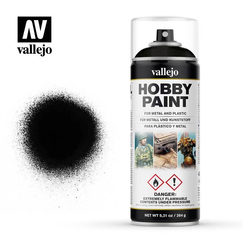 Vallejo Basic Black Primer Spray 400ml — product photo