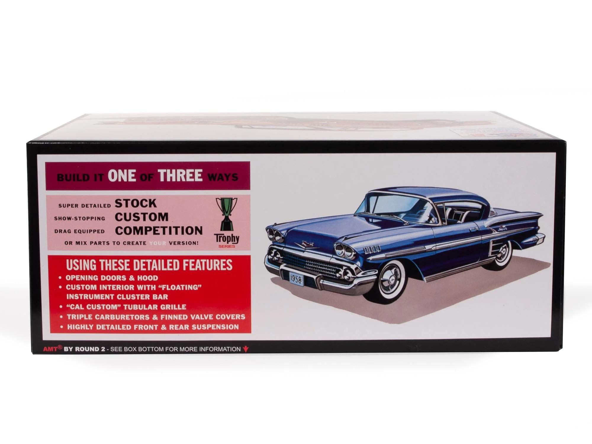 AMT 1/25 58 Chevy Impala Hardtop Ala Impala Model Kit — official product photo 2
